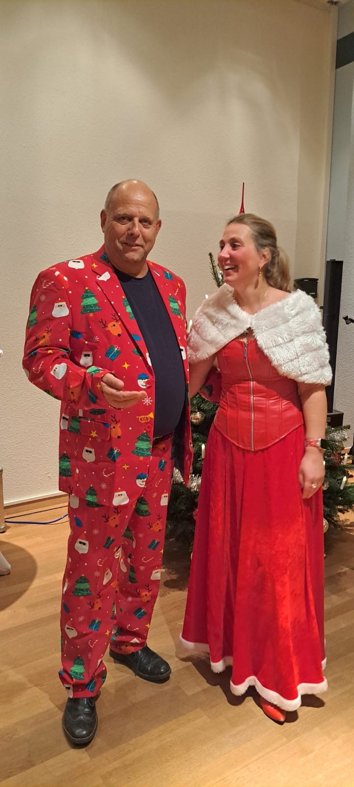 Weihnachtliches Bühnenprogramm für Firmenfeiern