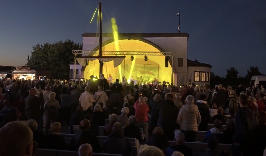 Lichttechnik mit Publikum