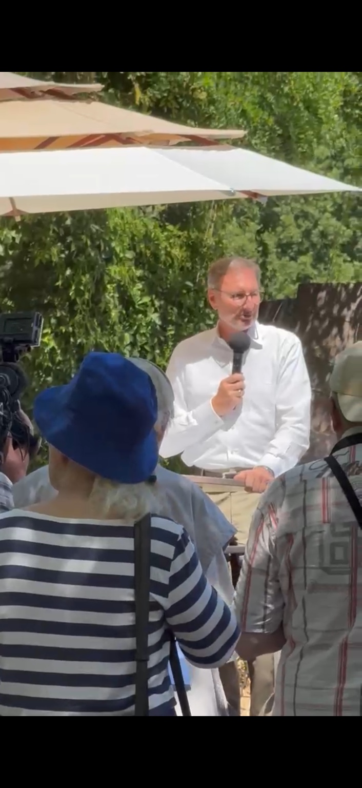 Rede bei der Rückkehr der Elefanten in den Tierpark Berlin